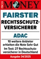 ADAC Rechtsschutz ausgezeichnet von Focus Money als fairster Rechtsschutzversicherer 2025