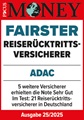ADAC Reiserücktrittsversicherung ausgezeichnet von Focus Money als fairster Reiserücktrittsversicherer 2025