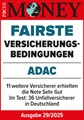 ADAC Unfallversicherung ausgezeichnet von Focus Money für die fairsten Versicherungsbedingungen 2025