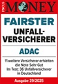 ADAC Unfallversicherung ausgezeichnet von Focus Money als fairster Unfallversicherer