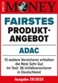ADAC Unfallversicherung ausgezeichnet von Focus Money für das fairste Produktangebot 2025