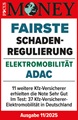 ADAC Autoversicherung ausgezeichnet von Focus Money für die fairste Schadenregulierung Elektromobilität 2025